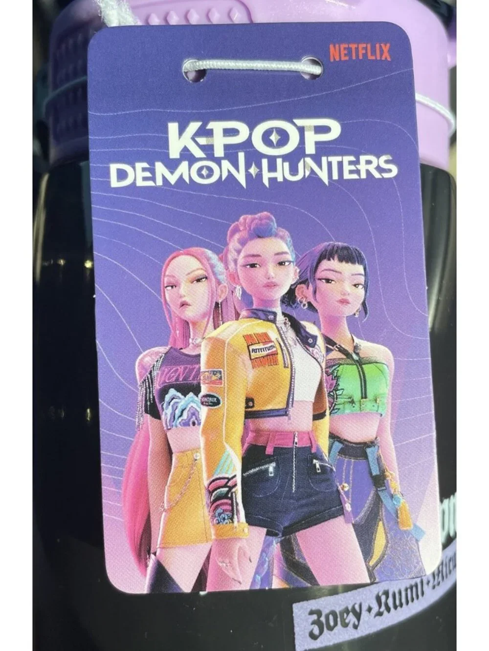 Zak Designs K-Pop Demon Hunters Huntrix 25oz Plastic Bottle Dishwasher Safe Lock